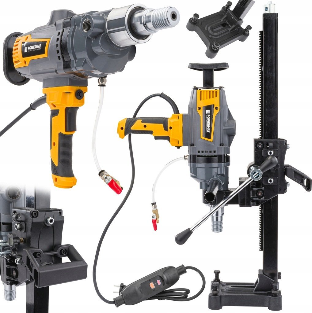 Powermat WIERTNICA DO BETONU OTWORNICA POWERMAT STATYW 2600W MOKRO SUCHO PM-WDBS-2600T