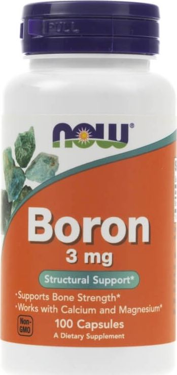 NOW Foods Now Foods Boron 3mg 100Vcaps.