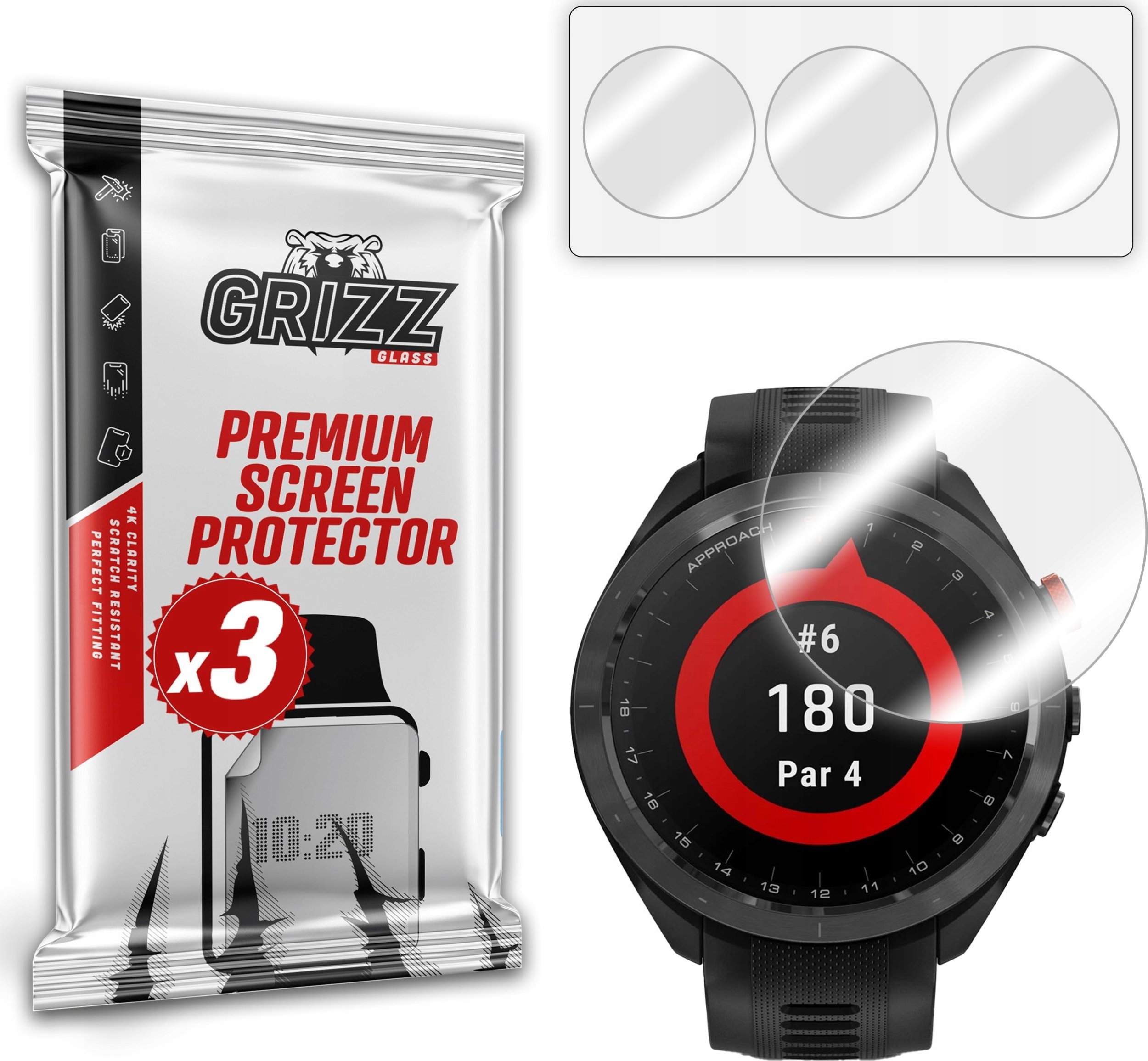 Folia hydrożelowa GrizzGlass Hydrofilm do Garmin Fenix 8 47mm