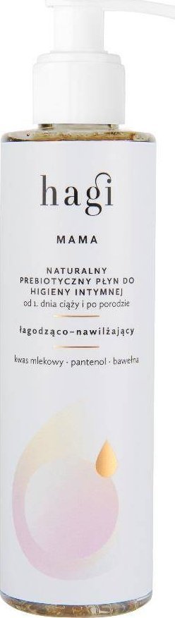 Hagi Mama naturalny płyn do higieny intymnej nawilżająco-kojący od 1 dnia ciąży i po porodzie 200ml