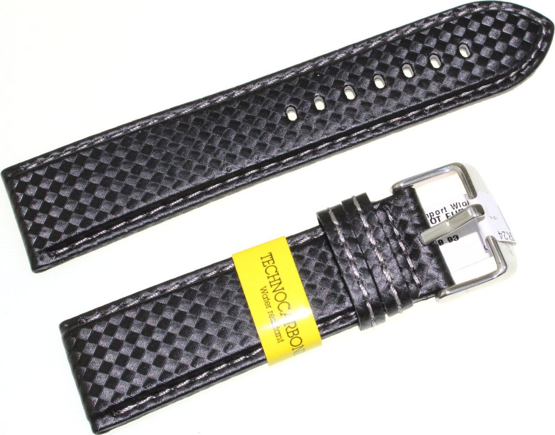 Morellato Karbonowy wodoodporny pasek do zegarka 24 mm Morellato A01U3586977891CR24 uniwersalny