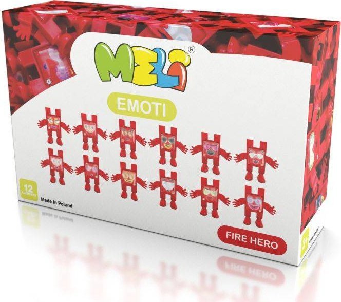 Klocki Meli Emoti Straż Pożarna 12 el.