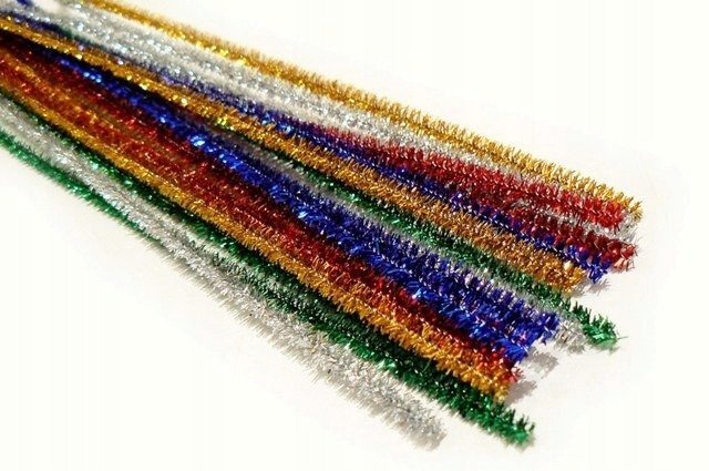 Metaliczne druciki kreatywne 18 szt