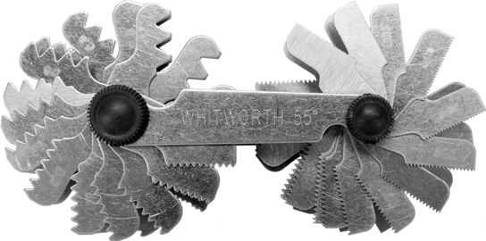 Toya YATO SPRAWDZIAN GRZEBIENIOWY DO GWINTÓW METRYCZNYCH 60° 0,25-6,0mm I WHITWORTH 55° 4-62 BSW YT-29984 - YT-29984