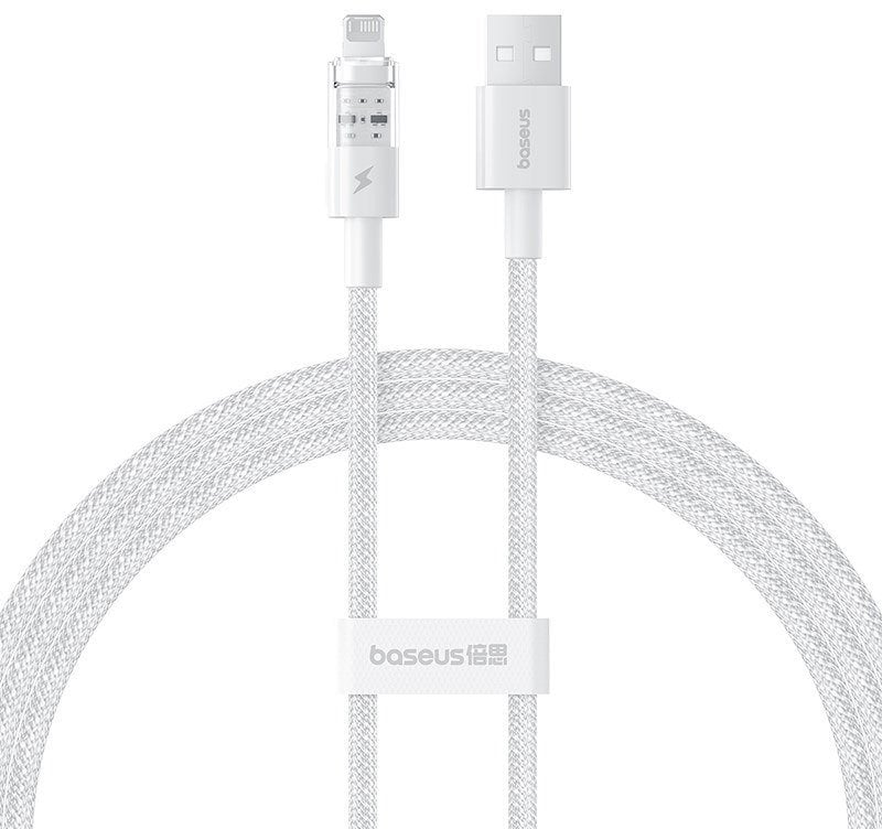 Kabel USB Baseus USB-A - Lightning 1 m Biały (P10373003211-00)