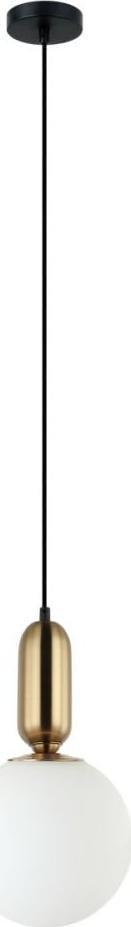 Lampa wisząca Italux Lampa wisząca ALDEVA PND-02340-1M-BRO Italux