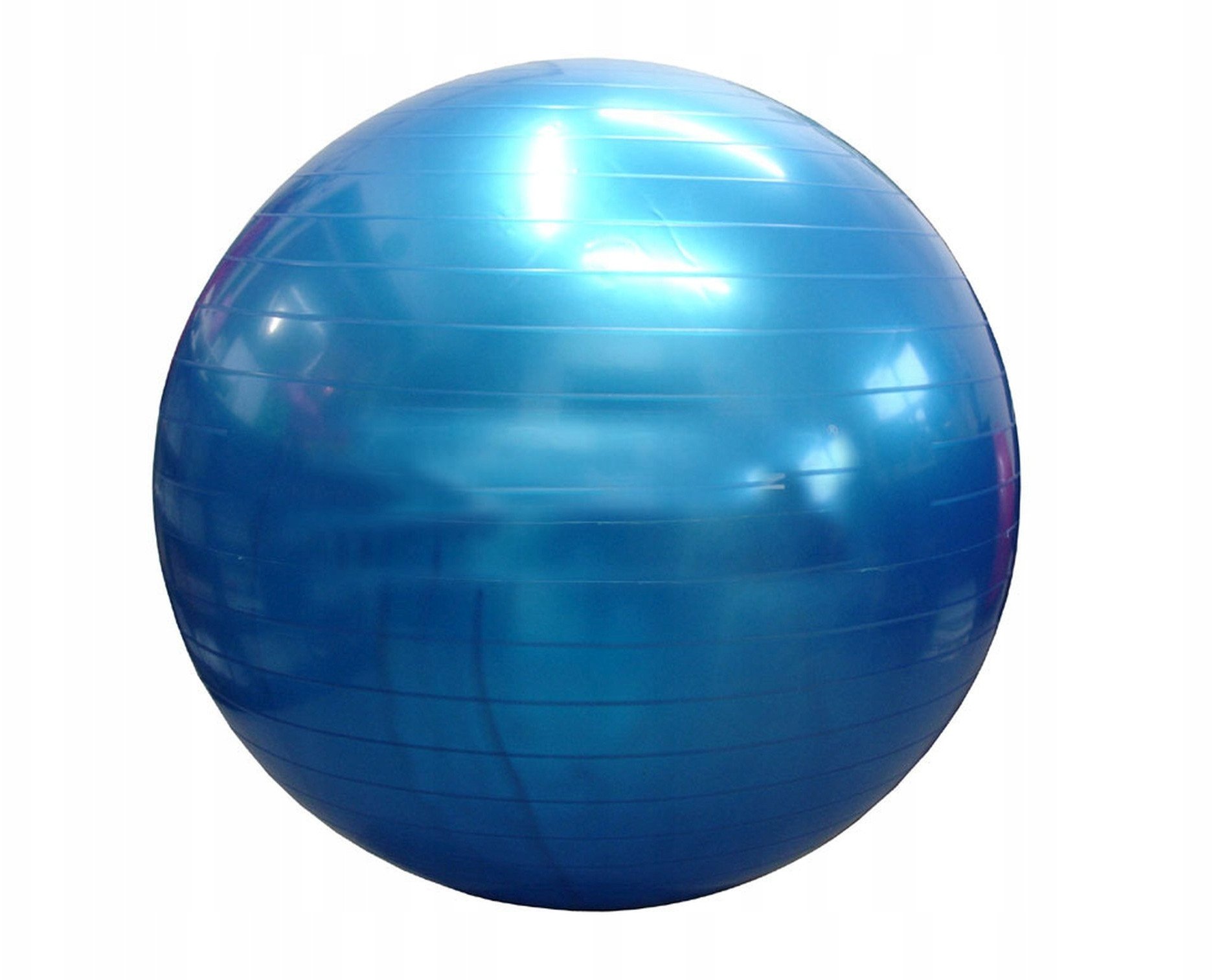 Piłka Gimnastyczna do Ćwiczeń Treningu KUBISPORT 75 cm Niebieska
