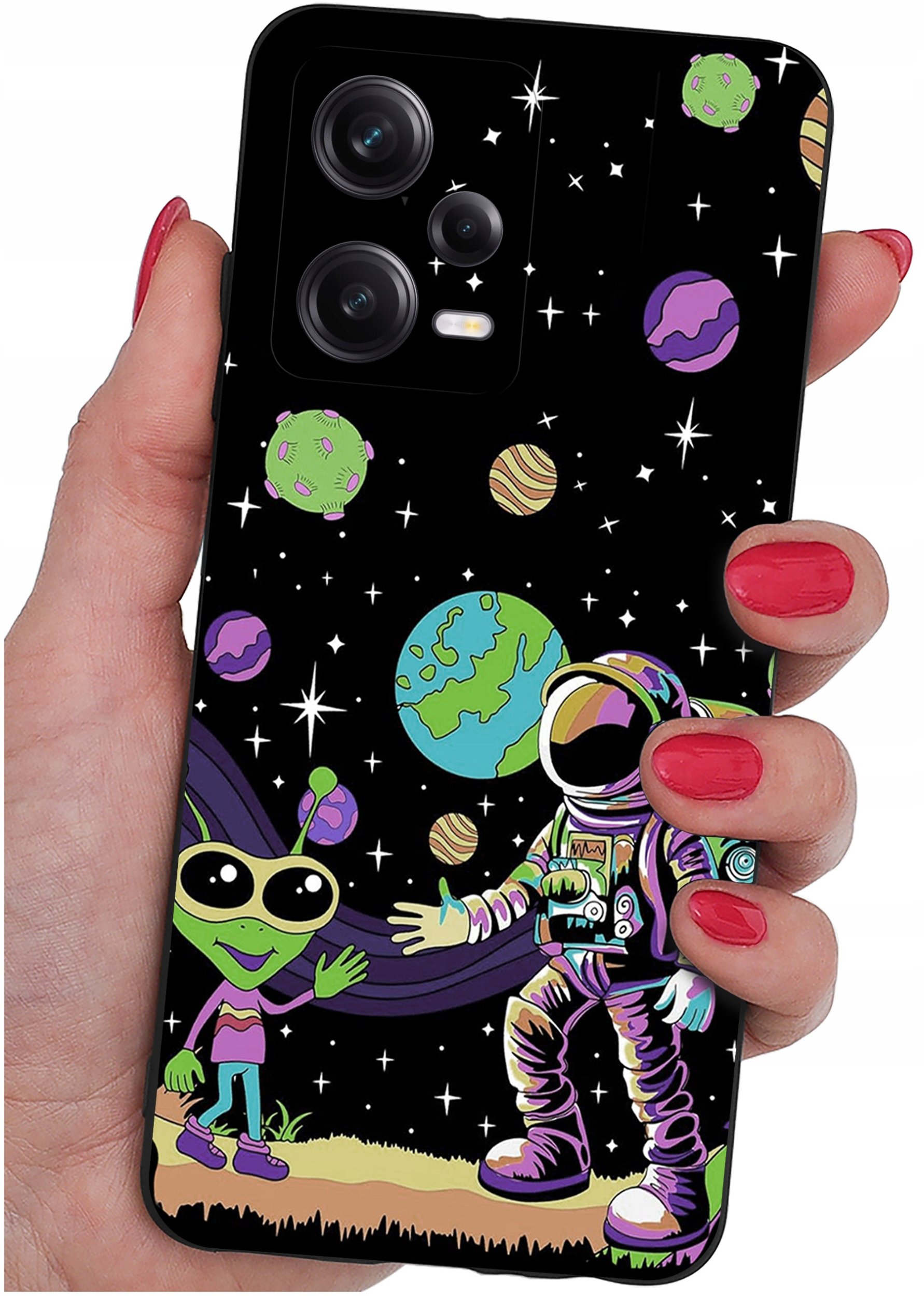 ETUI do Xiaomi Redmi Note 12 5G |Poco X5 5G | WZORY | SILIKONOWE MATT SZKŁO