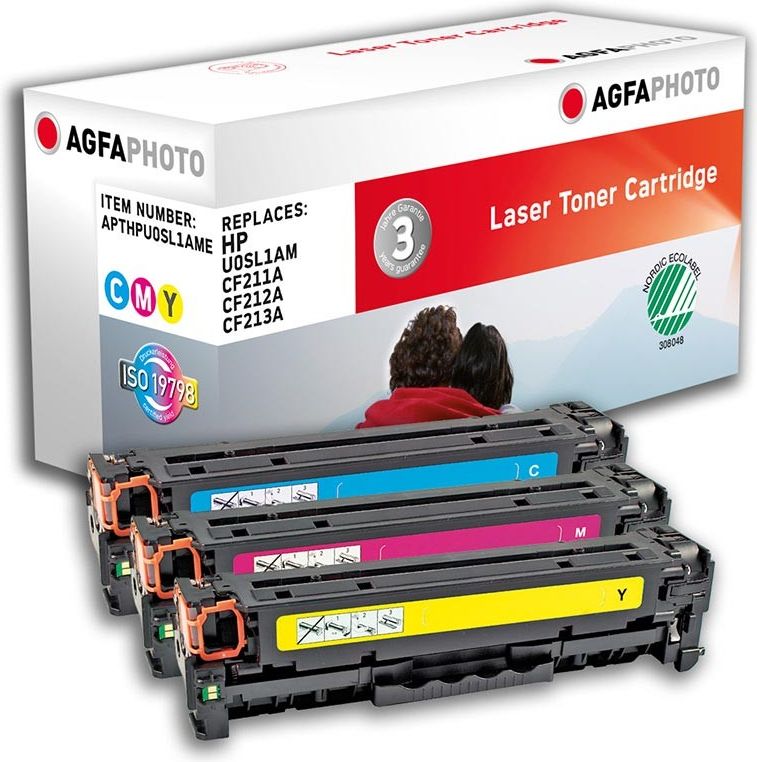 Toner AgfaPhoto Zestaw CMY Yellow Zamiennik 131A (APTHPU0SL1AME)