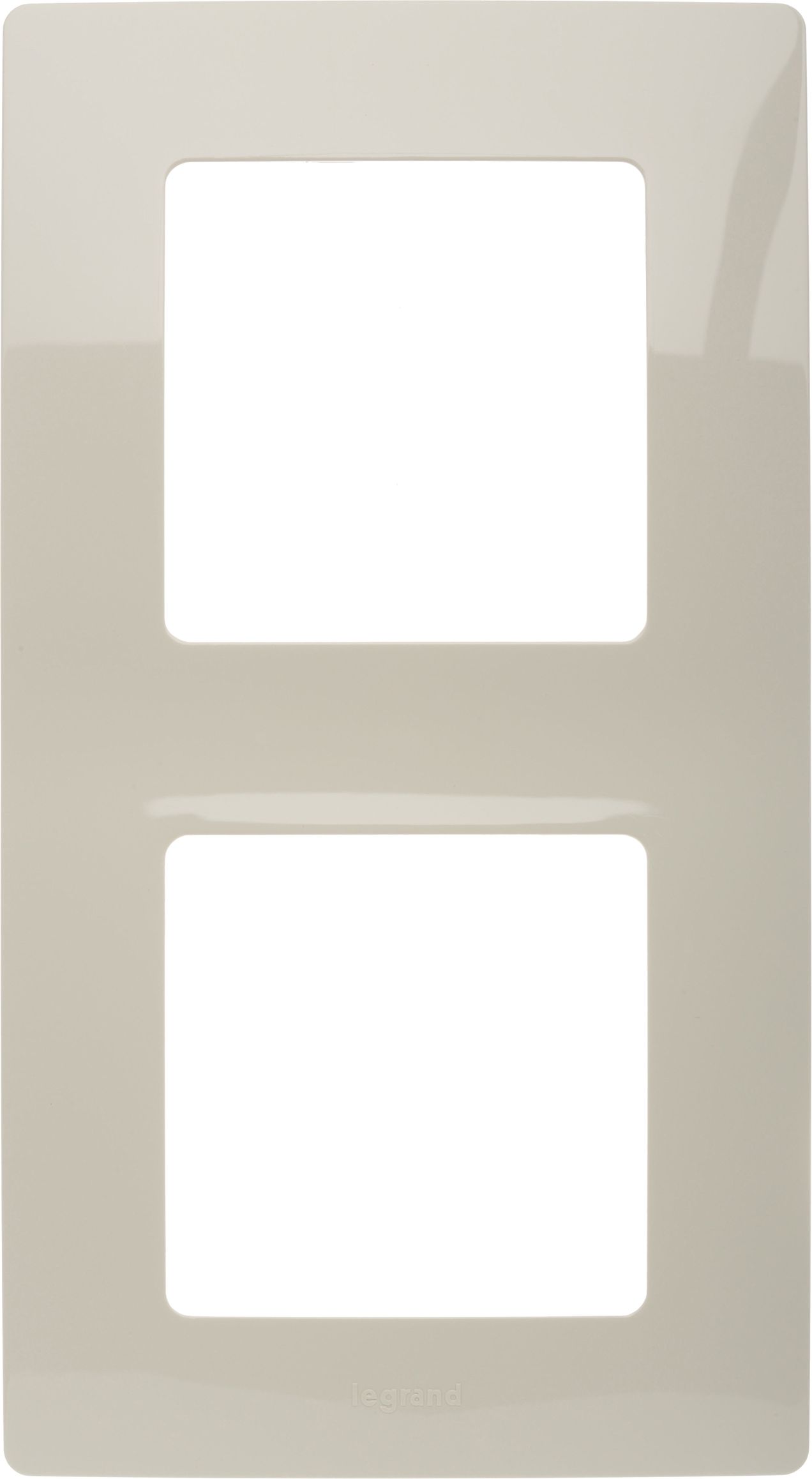 Legrand Ramka podwójna Niloe kremowa 665012