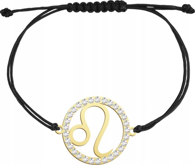 Radziszewska Jewellery Pozłacana Bransoletka Znak Zodiaku LEW