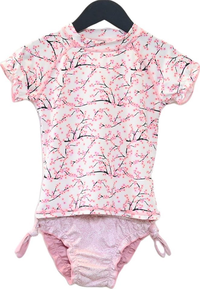 DucKsday Dwuczęściowy strój uv dziewczęcy 122-128, 7-8 lat, koszulka i majtki, Ducksday, Rosie