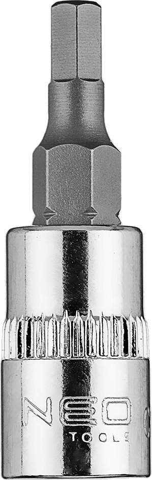 Neo Końcówka sześciokątna H4 na nasadce 1/4", krótka, 37 mm