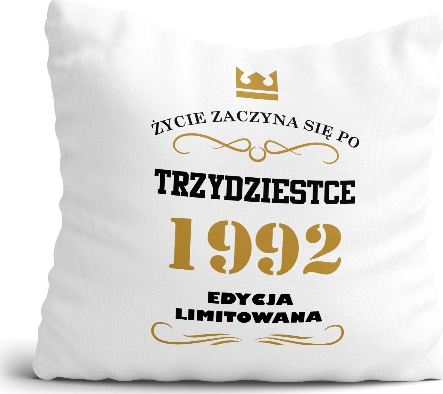 DARKSTORY Poduszka na 30-te urodziny 30 lat