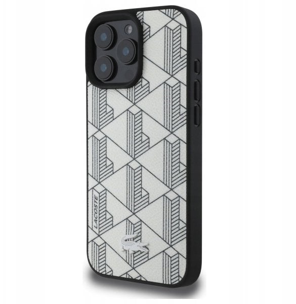 Lacoste LCHMP16XPBSH iPhone 16 Pro Max 6.9" hardcase Mono Farine MagSafe