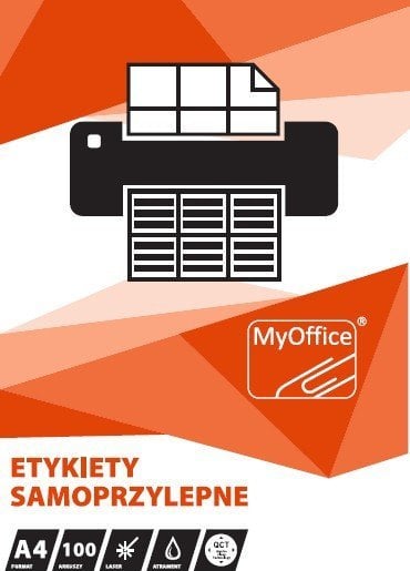 MyOffice ETYKIETY A4 MyOFFICE 105 X 148 MM (100)