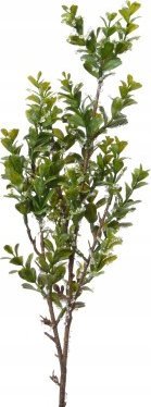 Kaemingk Gałązka zielona świąteczna z kryształami lodu 74 cm