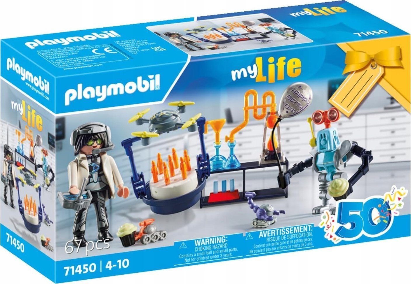 Playmobil Playmobil City Life 71450 Naukowiec z robotami