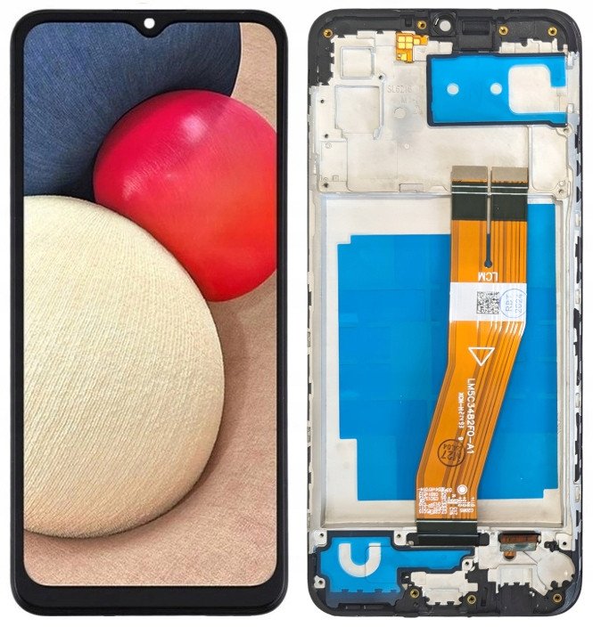 WYŚWIETLACZ EKRAN LCD SZYBKA DOTYK DO SAMSUNG A03 162MM RAMKA SM-A035F