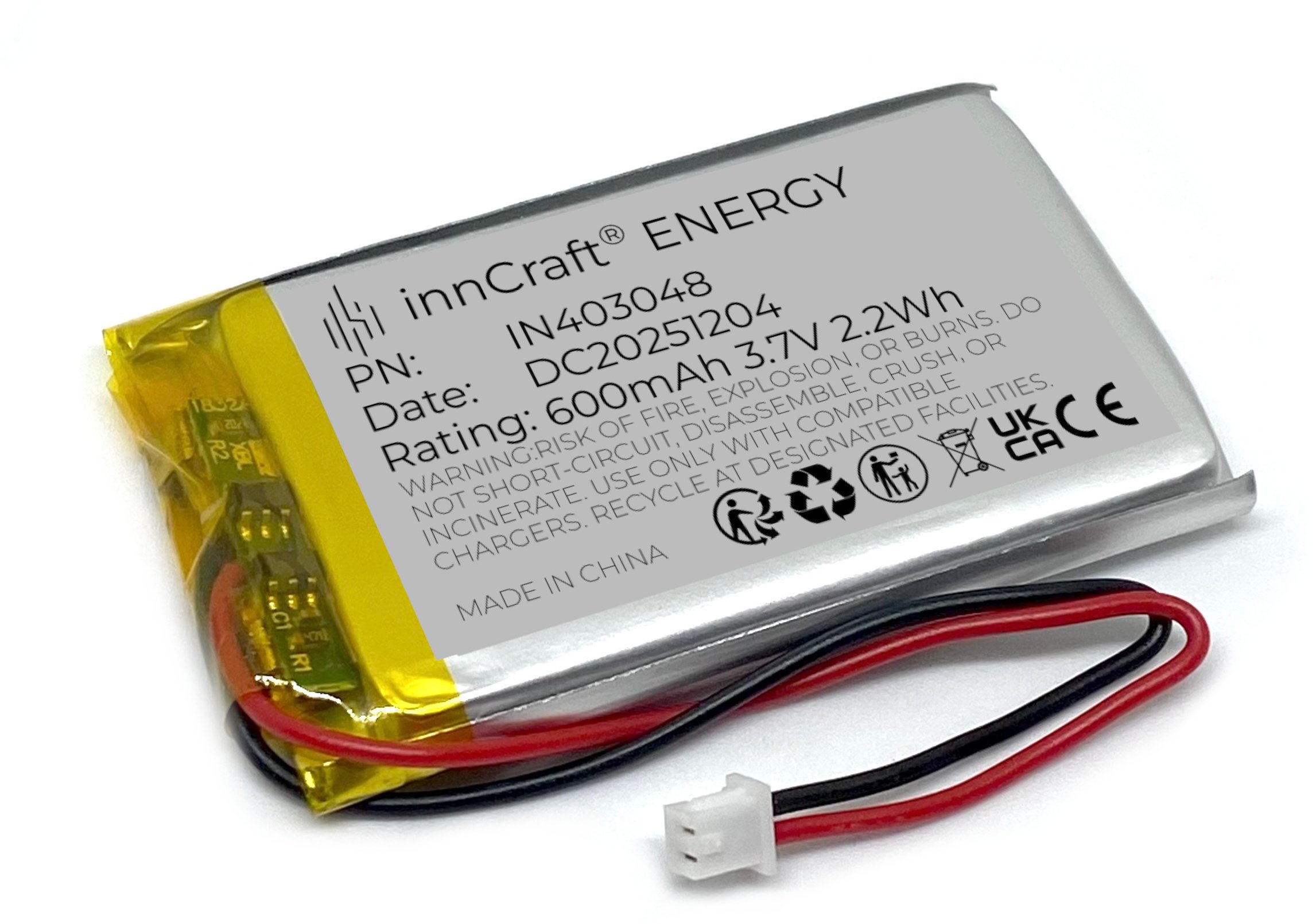 Akumulator Rechargeable 600mAh 1 szt.