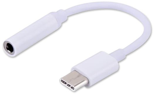 Adapter USB Savio USB-C - Jack 3.5mm Biały (SAVIO AK-35)