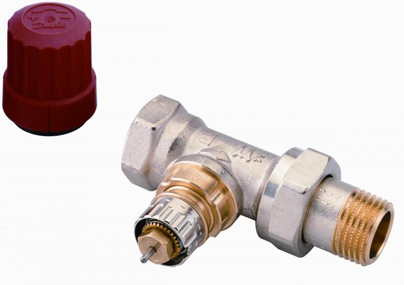 Danfoss Zawór termostatyczny z nastawą wstępną RA-N10 prosty DN10 - 013G3912