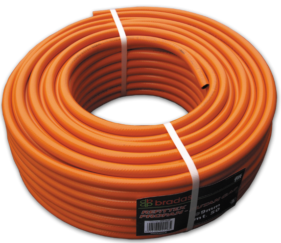 Bradas Wąż do gazu propan-butan 9mm 25m (PB92525)