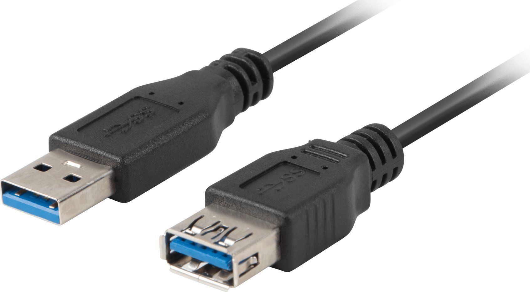 Kabel USB Natec USB-A - USB-A 1.8 m Czarny (5908257126434)