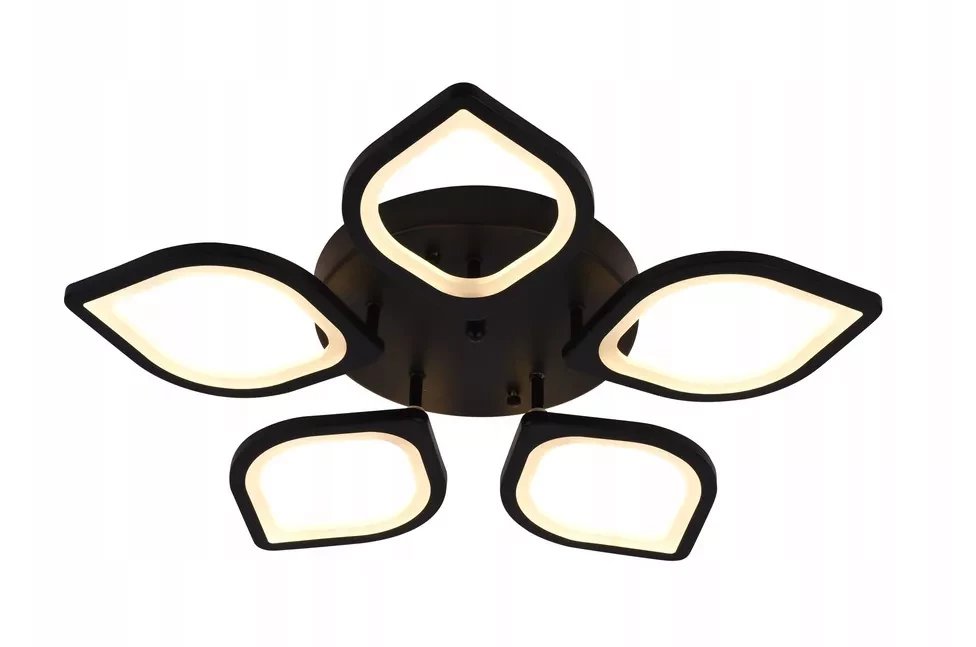Żyrandol LED Kwiat Lampa Sufitowa Regulowana Ring