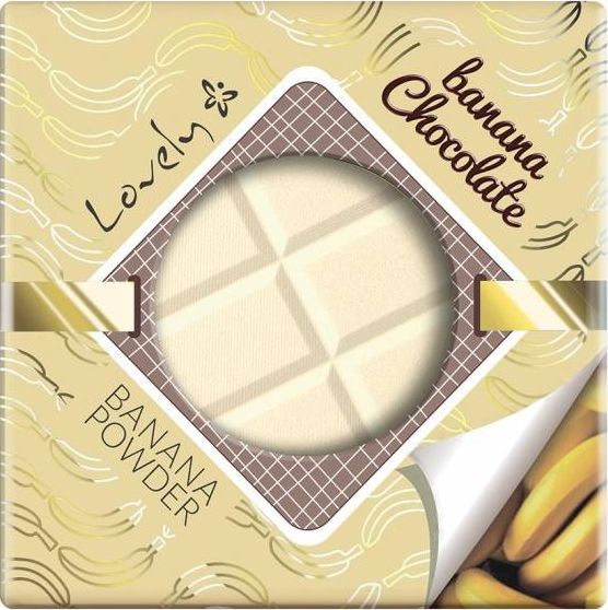Lovely Puder bananowo-czekoladowy do twarzy 9g