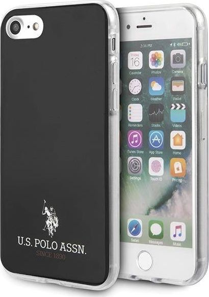 U.S. Polo Assn US Polo USHCI8TPUBK iPhone 7/8/SE 2020 czarny/black Shiny