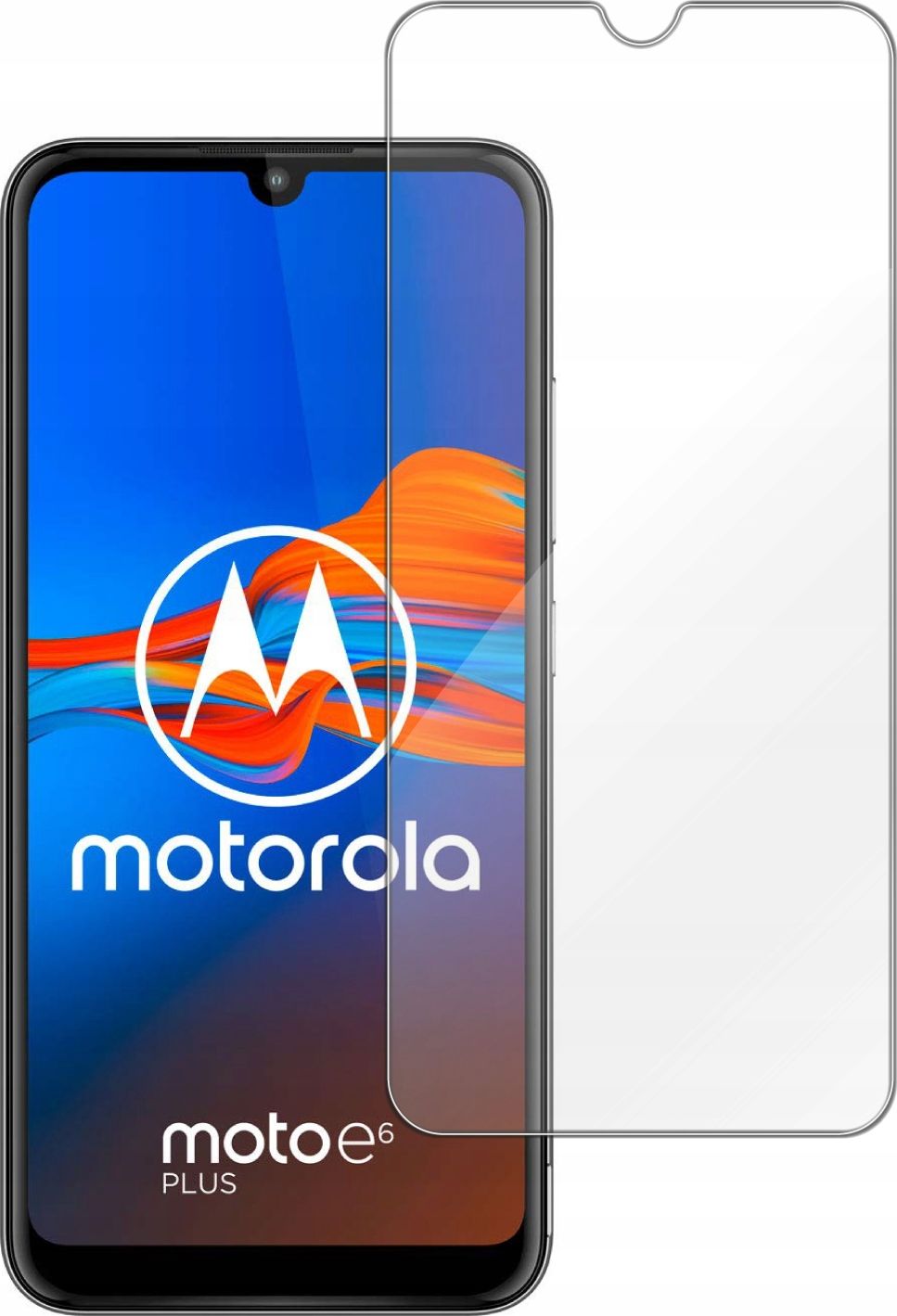 etumi Szkło Hartowane 9H Do Motorola Moto E6 Plus Szybka Szkiełko Ochronne Na Ekran Twarde Płaskie Przód / Ochrona Matrycy Telefonu Glas0073