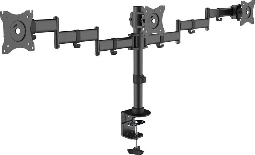 Maclean Uchwyt biurkowy na 3 monitory 13" - 27" (MC-691)