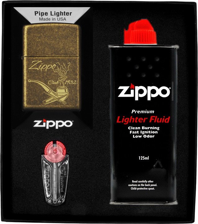 Zestaw ZIPPO Zapalniczka ZIPPO PIPE DESIGN Prezentowy No1