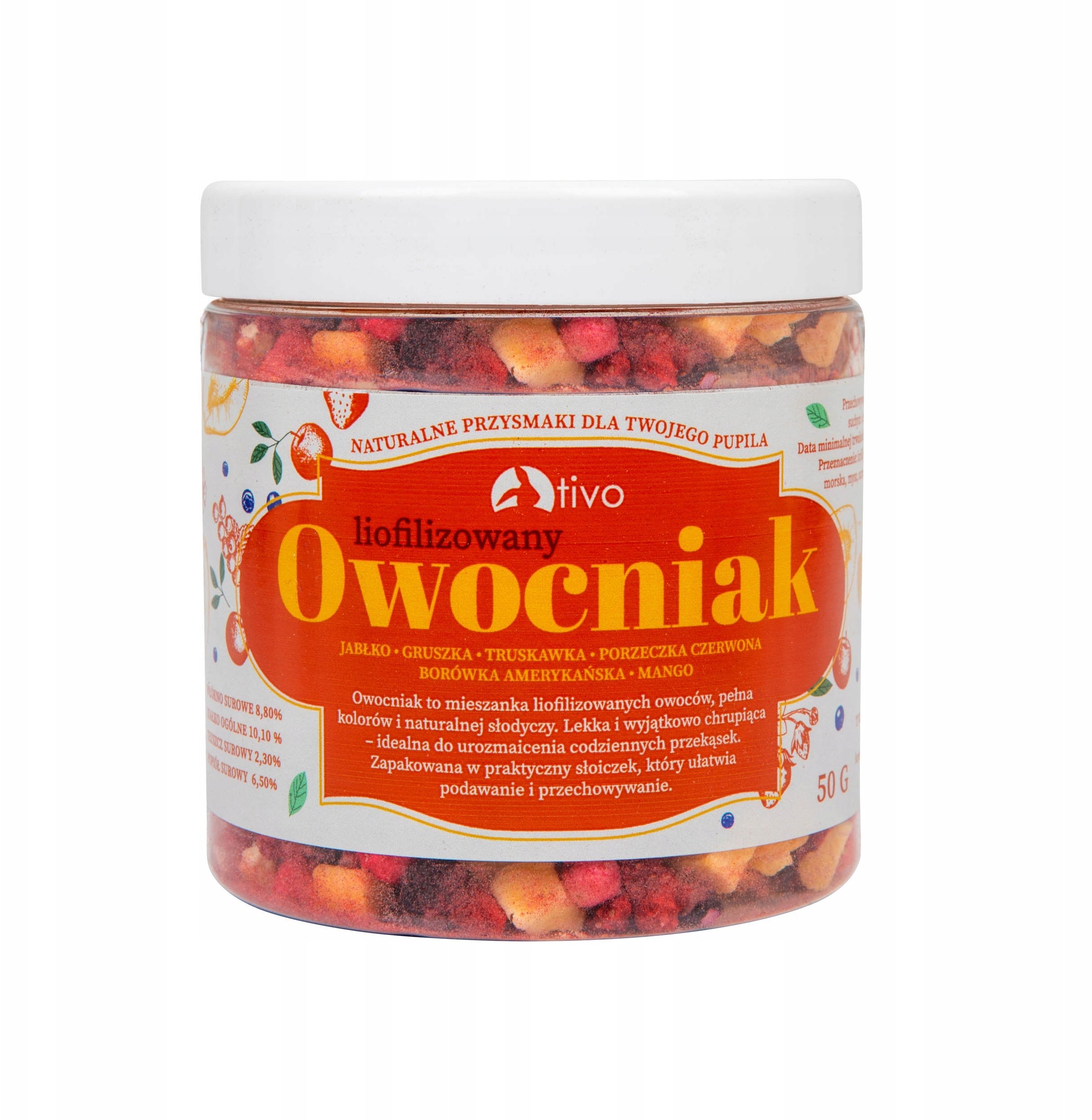 TIVO OWOCNIAK LIOFILIZOWANY 50g