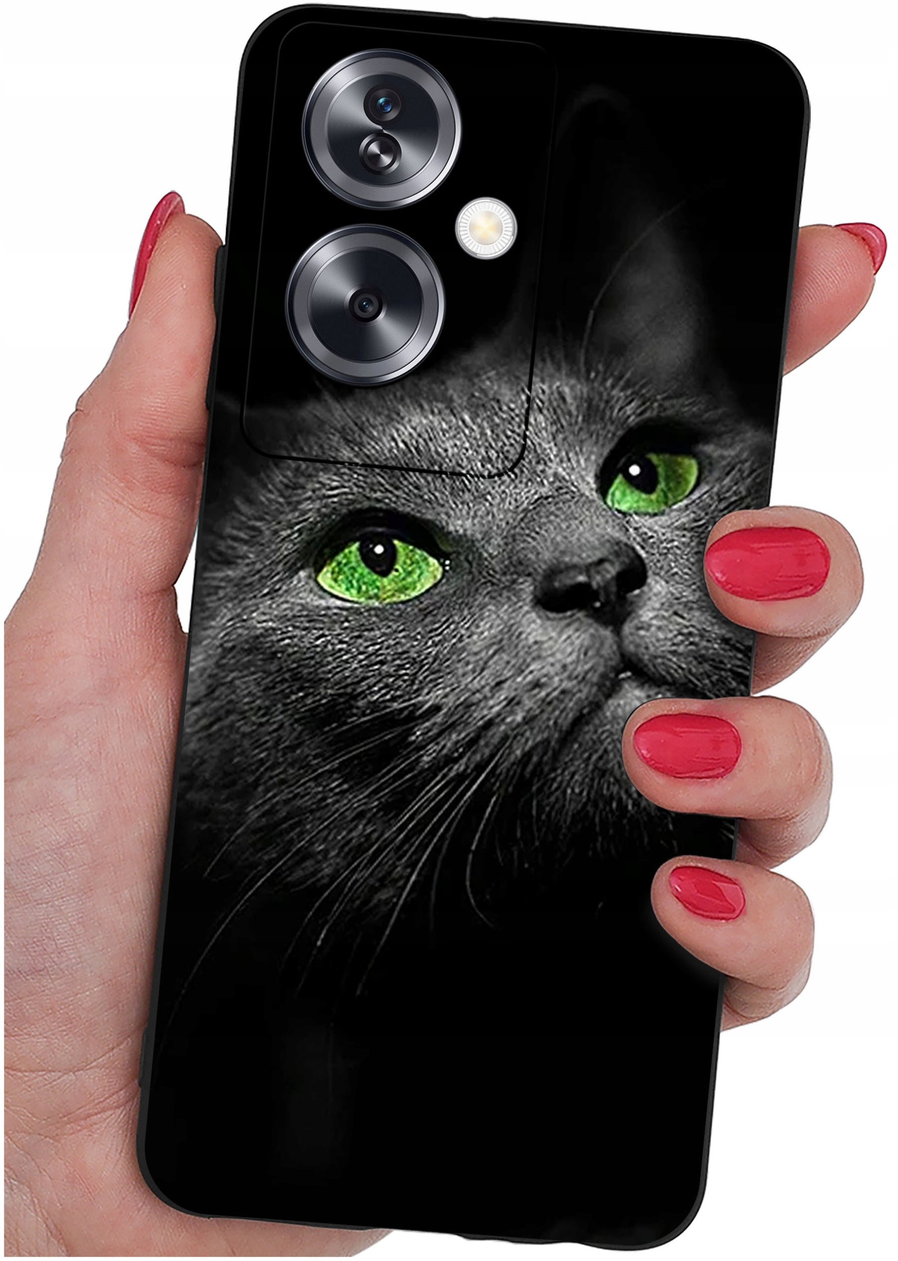 ETUI do Oppo A79 5G WZORY |SILIKONOWE MATT CASE + SZKŁO ochronne 9H