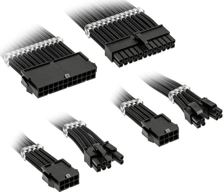 Kolink Kolink Core Standard Braided Cable Extension Kit - Jet Black