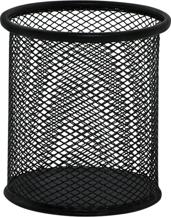 Herlitz PRZYBORNIK NA DŁUGOPISY METALOWY CZARNY Q-CONNECT