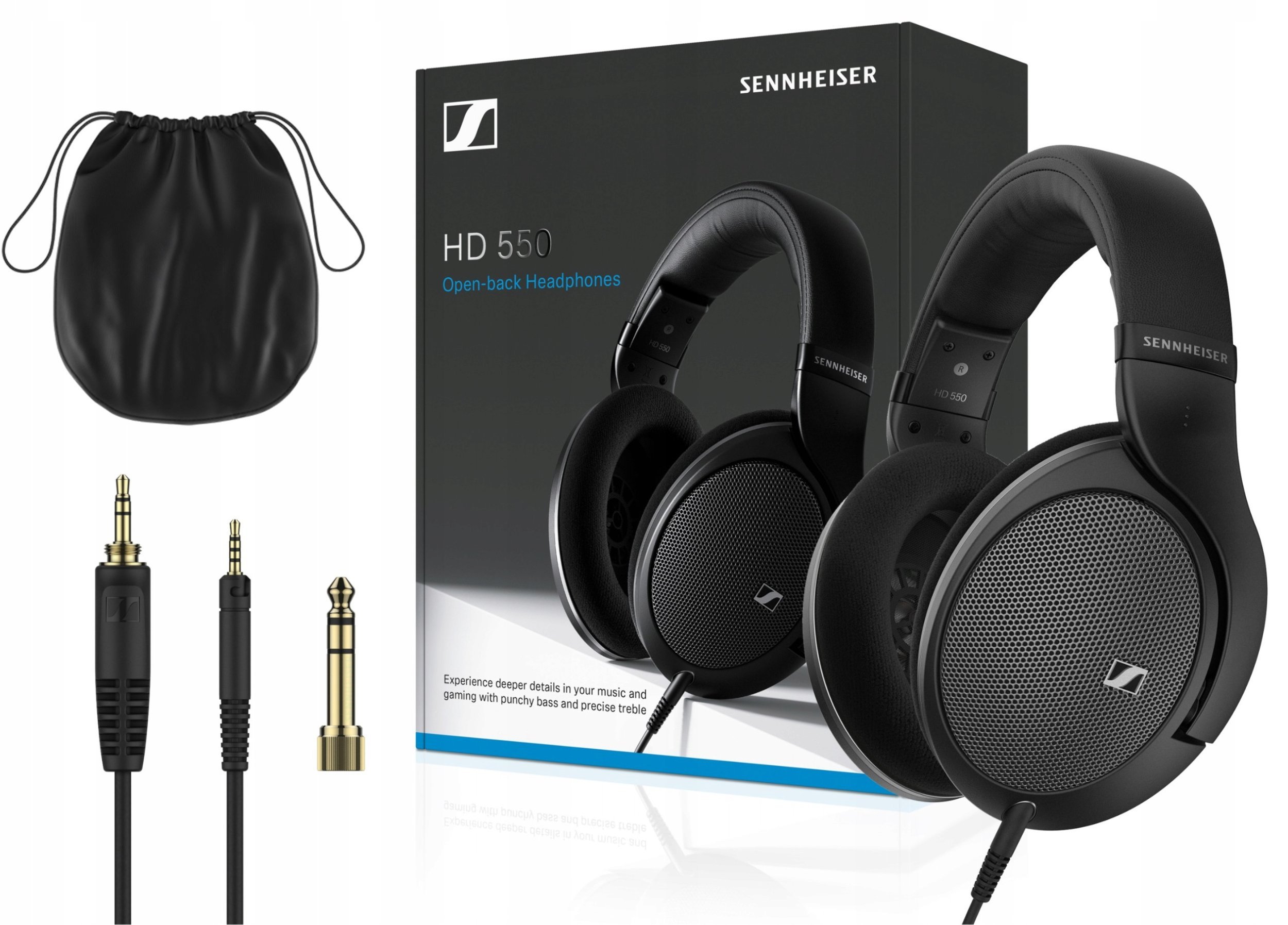 SENNHEISER HD 550 - Słuchawki nauszne otwarte