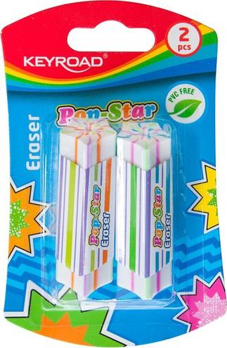 Keyroad Gumka uniwersalna Pop-Star 2szt.