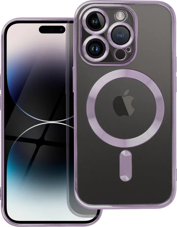 Braders Etui Futerał Electro Mag Cover do iPhone 14 Pro fioletowy