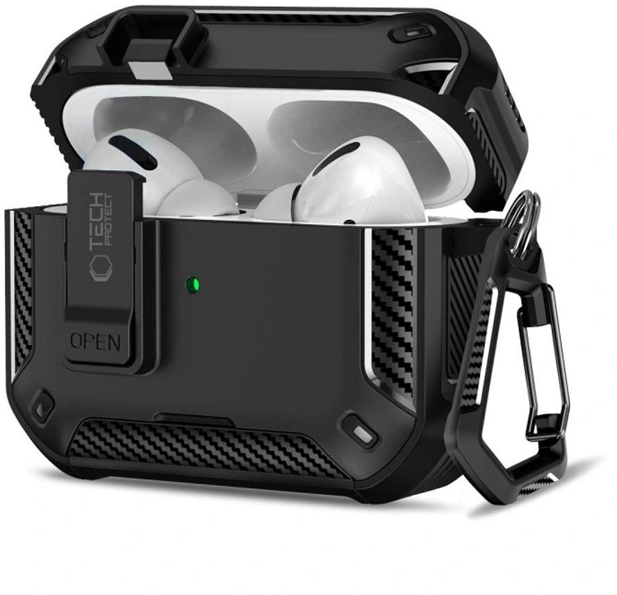 TECH-PROTECT CARBONOX MAGSAFE APPLE AIRPODS PRO 3 BLACK