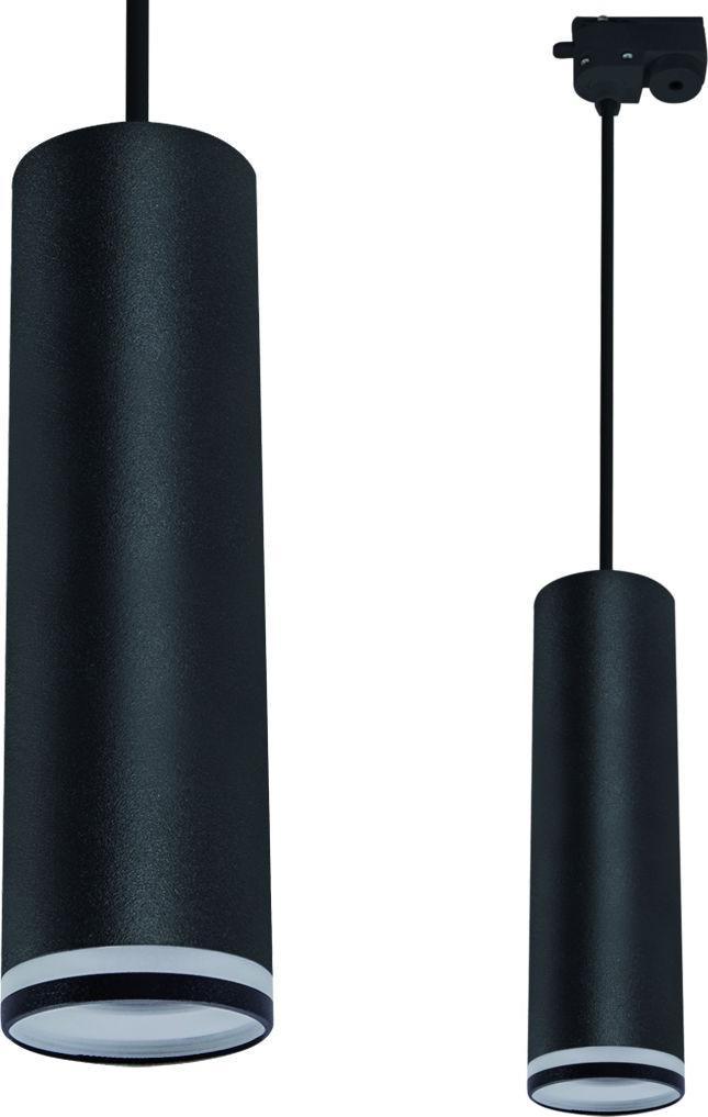 Lampa wisząca IDEUS Wisząca tuba ZULA 03994 Ideus nowoczesna lampa do szynoprzewodu czarna