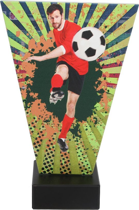 Tryumf Trofeum szklane piłka nożna Tryumf