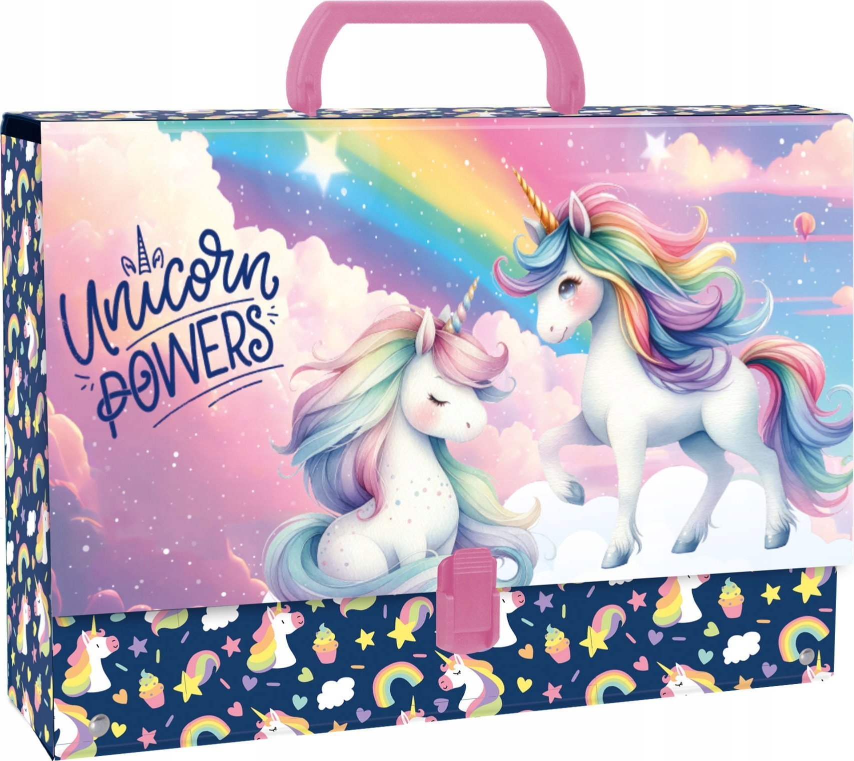 TECZKA Z RACZKA A4/95MM JEDNOROZEC 16 DERF