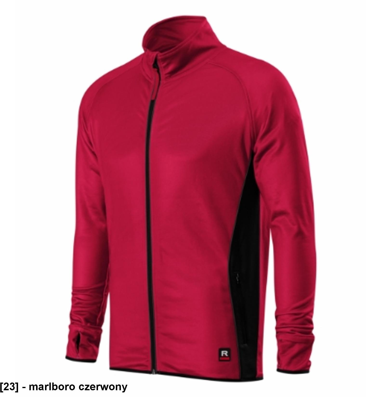 Vertex - ADLER - Vertex - Stretch polar męski, 280 g/m2, 5 % elastan, 95 % micro poliester - marlboro czerwony S