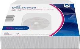 MediaRange Plastiktaschen Mini CD-R u. Mini DVD-R,50er Pack
