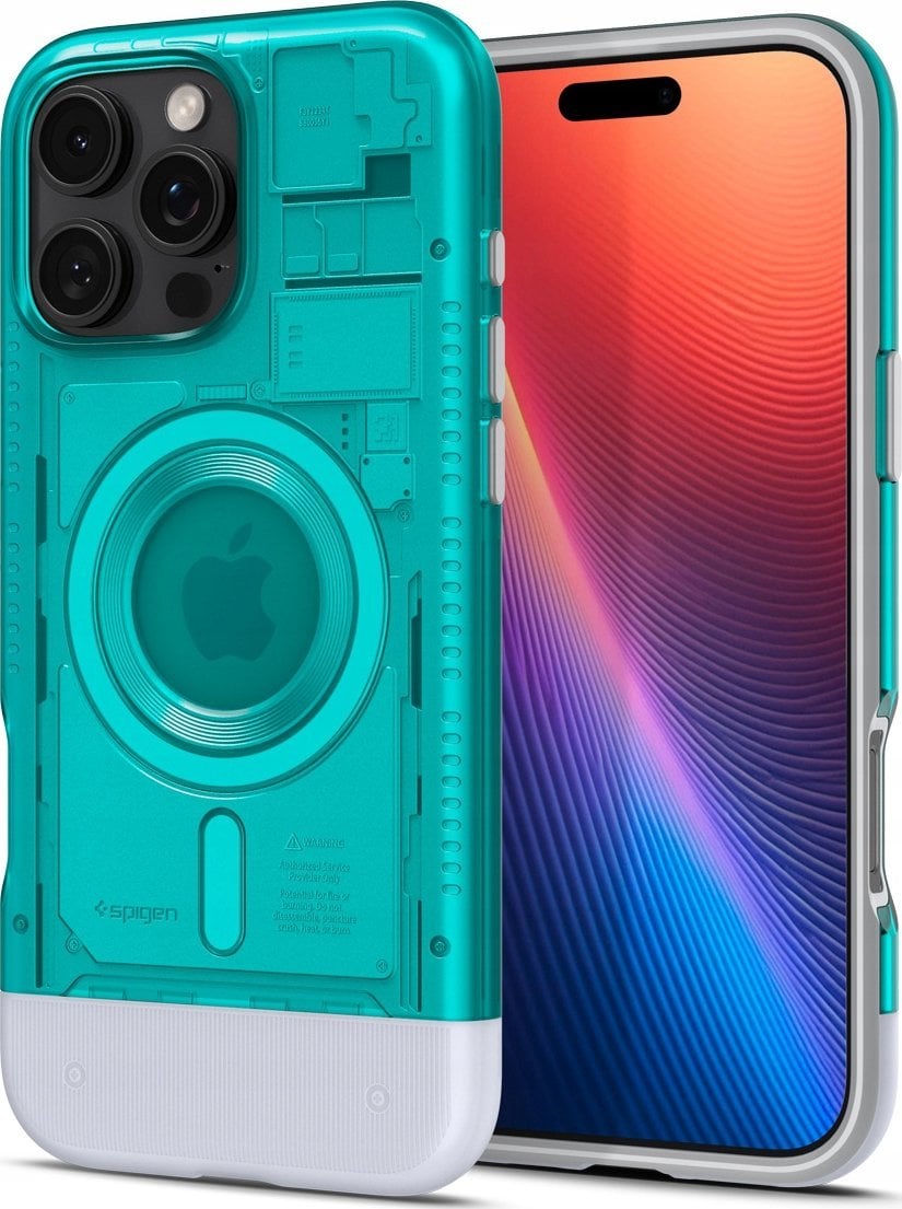 Spigen Spigen Classic C1 MagSafe, bondi blue - iPhone 6.3" 2024