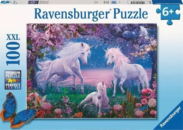 Ravensburger Ravensburger Childrens Puzzle Enchanting Unicorns (100 pieces)