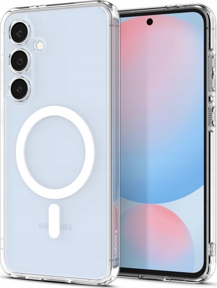 Etui Spigen Ultra Hybrid Mag MagSafe do Samsung Galaxy S25 biały